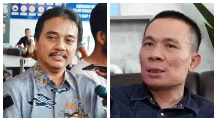 Handout Pakar telematika, Roy Suryo, dan ahli digital forensik, Rismon Sianipar, dilaporkan atas penghasutan usai mereka menuding bahwa ijazah Presiden ke-7 RI, Joko Widodo (Jokowi), adalah palsu/ Kolase Tribunnews.com