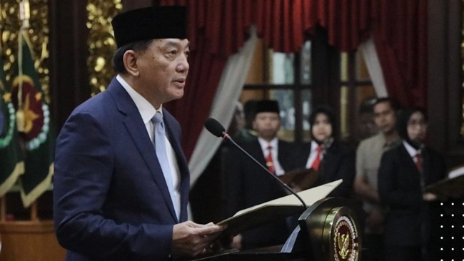 Menteri Pertahanan Sjafrie Sjamsoeddin. (Tangkapan layar twitter @sjafriesjams)