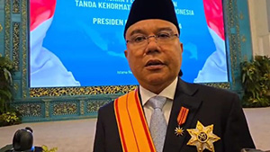 Ketua Harian DPP Partai Gerindra Sufmi Dasco Ahmad di Kompleks Istana Kepresidenan, Jakarta Pusat, Senin (25/8/2025).(inilah.com)