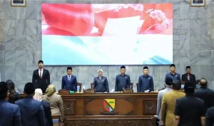 DPRD Kabupaten Bandung menggelar Rapat Paripurna di Ruang Rapat Paripurna DPRD Kabupaten Bandung, Rabu, 23 September 2026
