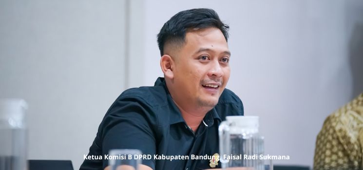 Ketua Komisi B DPRD Kabupaten Bandung Faisal Radi Sukmana