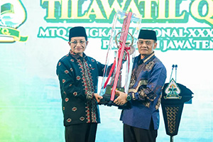 Menag bersama Gubernur Jateng di MTQ nasional di Semarang.(Foto:inilah.com/Pemprov Jateng)
