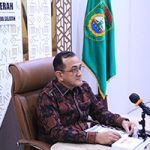 Sekda Edward Candra Paparkan Perkembangan Penanganan Karhutla Sumsel dalam Rakor Komnas HAM
