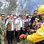 Herman Deru Tinjau Karhutla di Banyuasin, Uji Teknologi Pemadaman dari Brasil